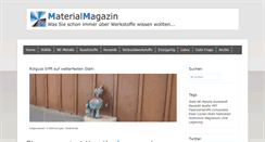 Desktop Screenshot of materialmagazin.com